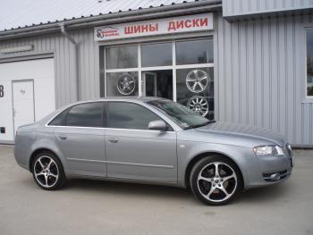 легкосплавные литые диски PDW 207 ABR на Audi A4 авто