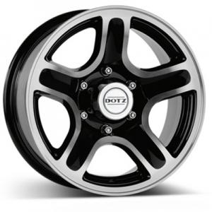 Dotz Hammada 8x17 5x127 ET35 DIA71,6 (black polished)