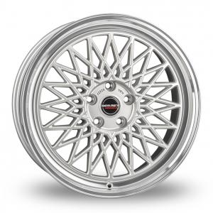 Borbet B 8x17 5x120 ET35 DIA72,6 (silver rim polished)