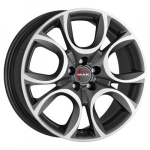 Mak Torino 6x15 4x98 ET35 DIA58,1 (gun metal mirror)