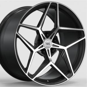 WS Forged WS2125 11x20 5x120 ET43 DIA66,9 (satin black machined face)