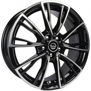 WSP Italy Volkswagen (WD006) Lugano 7,5x17 5x112 ET40 DIA57,1 (gloss black polished)