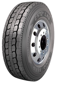 Goodyear усовершенствовала три модели грузовых покрышек: Гудиер G572A LHD Fuel Max