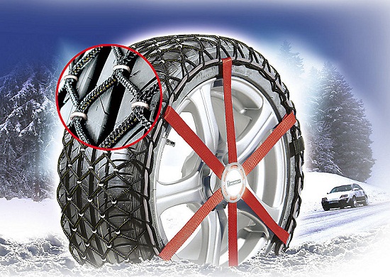 Michelin разработала новые цепи противоскольжения из композитных материалов: цепи противоскольжения