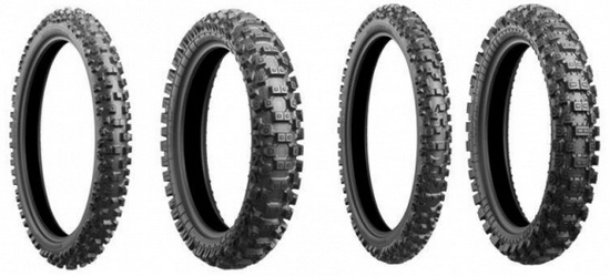 Bridgestone Battlecross X30 (справа) и Bridgestone Battlecross X40 (слева)
