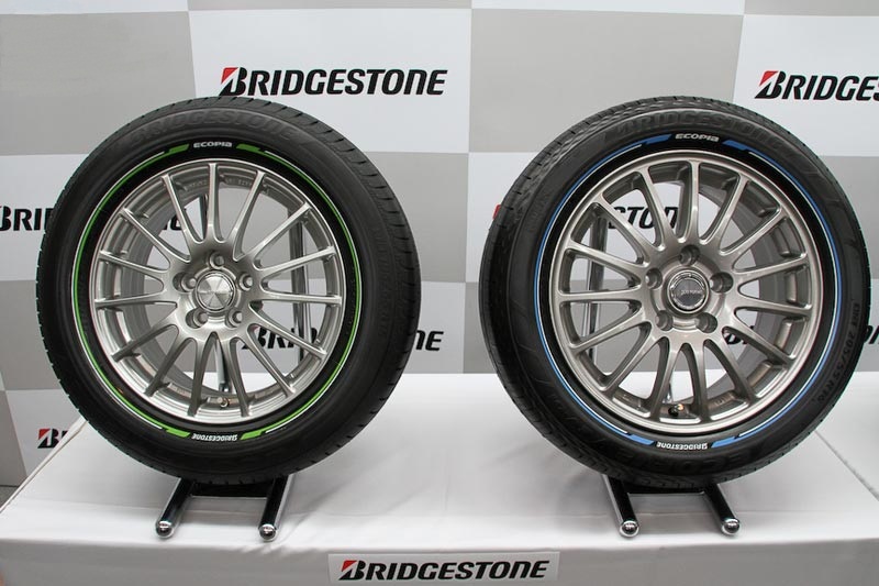 Боковины Bridgestone Ecopia EP001S Colorside и Bridgestone Ecopia EV 01 Colorside