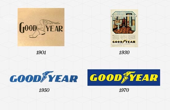 Крылатая сандалия Goodyear признана одним из самых узнаваемых логотипов: История логотипа Гудиер