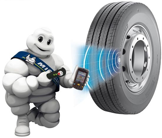 Michelin выпускает на рынок автобусные шины с микрочипами