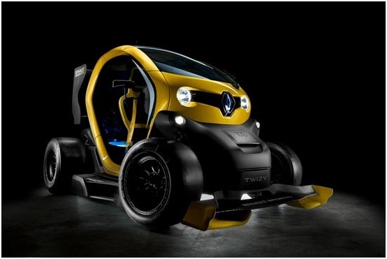 «Гоночный» ситикар Renault Twizy получил формульные покрышки и систему KERS: Renault Twizy