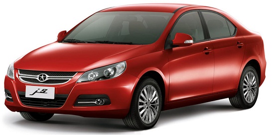 JAC украинского производства «обуются» в шины Росава: Седан С класса JAC J5