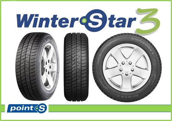 Point S выпускает новую зимнюю резину Winterstar 3: Point S Winterstar 3 