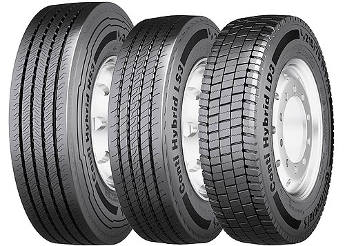 Continental показала полную линейку грузовых шин Conti Hybrid