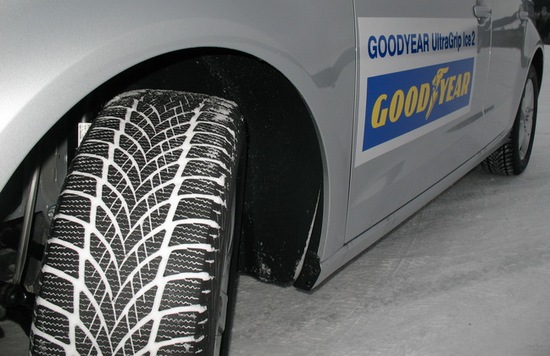 Шины Goodyear UltraGrip Ice 2 проходят испытания