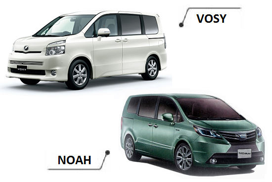 Минивэны Toyota «обуются» в шины Goodyear: Toyota Voxy и Noah