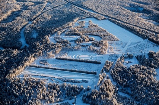 Yokohama Test Center of Sweden с высоты птичьего полета