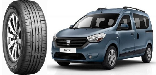 Два минивэна Dacia обуются в шины Nexen