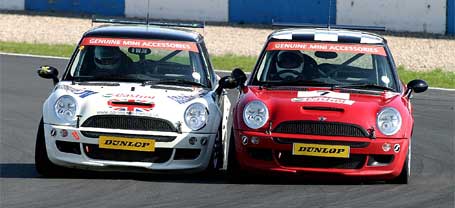 Шины Dunlop для британской серии Mini Challenge: jcw challenge