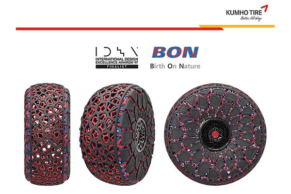 Концепт-шина Kumho на конкурсе IDEA 2017: kumho bon idea2017