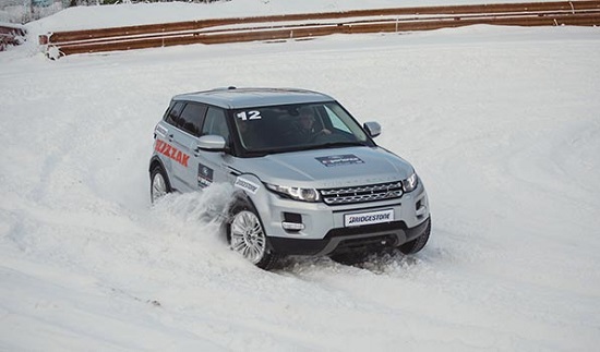 Тест новых зимних шин Bridgestone Blizzak DM-V2 Тест драйв резины: Торможение на сухой поверхности Bridgestone Blizzak DM-V2 За рулем 2014