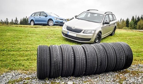 Сравнительный тест автошин для летней погоды: Continental ContiEcoContact 5, Hankook Kinergy Eco K425 205/55 R16 Auto Bild Беларусь 2016