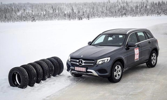 Характеристики резины: Goodyear UltraGrip Ice Arctic, Michelin Latitude X-Ice North 2+ 235/65/17 Auto Bild Беларусь 2016