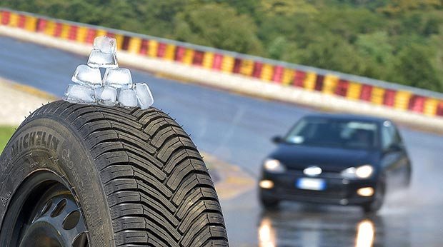 Обзор шины: Goodyear Vector 4 Seasons, Hankook Kinergy 4S H740 , Michelin CrossClimate 195/65 R15 Auto Bild 2015