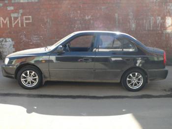 легкосплавные литые диски Скад Парадиз на Hyundai Accent авто