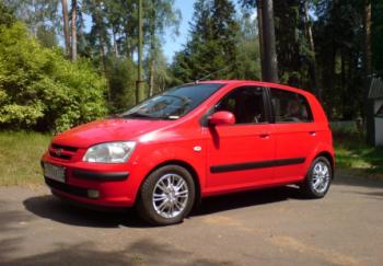 легкосплавні литі диски Скад Пантера на Hyundai Getz авто