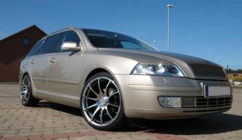 легкосплавні литі диски Tomason TN1 на Skoda Octavia авто