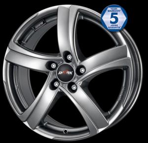 Alutec Shark 7,5x17 5x105 ET35 DIA56,6 (sterling silver)