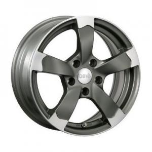 DBV Torino II 6,5x15 5x100 ET38 DIA57,1 (black matt polished)