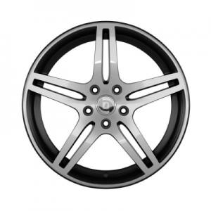 Diewe Wheels Chinque 7,5x16 5x112 ET45 DIA66,6 (matt black front polished)