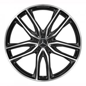 Mercedes OEM A1674017800 11,5x23 5x112 ET47 DIA66,6 (black polished)