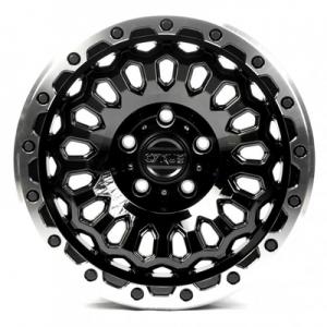 Off Road Wheels OW1710 8,5x17 5x127 ET-12 DIA71,6 (gloss black silver ring)
