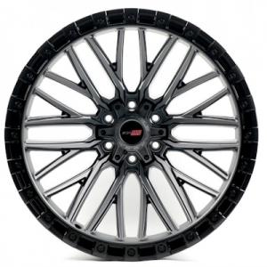 Off Road Wheels OW1895 12x22 6x135/139,7 ET-44 DIA110,1 (matt grey lip matt black)