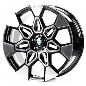 Replica Forged BMW (B1031) 10,5x23 5x112 ET43 DIA66,6 (gloss black machined face)