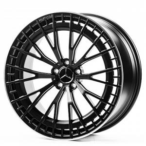 Replica Forged Mercedes (MR0005) 9,5x21 5x112 ET41,5 DIA66,6 (satin black lip polished)