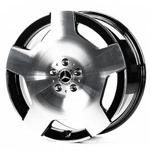 Replica Forged Mercedes (MR0011) 8x19 5x112 ET52 DIA66,6 (gloss black machined face)