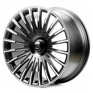 Replica Forged Mercedes (MR5211) 11x23 5x130 ET25 DIA84,1 (satin black machined face)