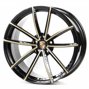 Replica Forged Porsche (PR9020) 9x20 5x112 ET26 DIA66,6 (gloss black inside gloss bronze outside)