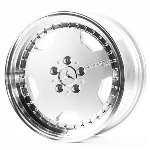 Replica Mercedes (MR108) 9,5x17 5x112 ET25 DIA66,6 (silver machined face)