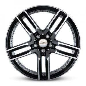 Speedline SL1 Imperatore 8,5x19 5x120 ET35 DIA76 (black front diamond cut)