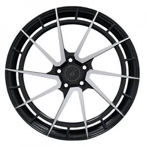 WS Forged WS-17M 8x20 5x112 ET45 DIA57,1 (gloss black machined face)