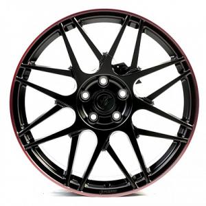 WS Forged WS-45M 10,5x19 5x112 ET50 DIA66,6 (satin black candy red lip)