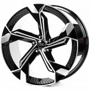 WS Forged WS-A006C 10,5x22 5x112 ET25 DIA66,6 (gloss black machined face)