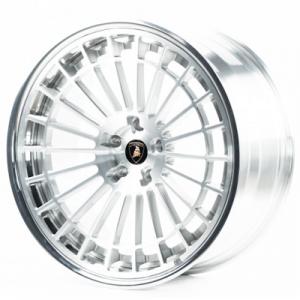 WS Forged WS-LAMB3 10,5x23 5x130 ET10 DIA71,6 (brushed silver lip polished)