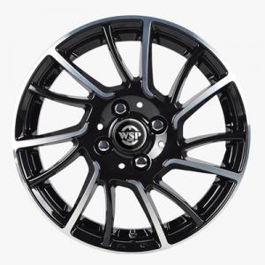 WSP Italy Citroen (WD009) Moon W 6x15 4x108 ET23 DIA65,1 (gloss black polished)