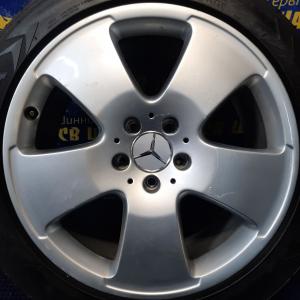 Mercedes OEM A2214012102 8,5x18 5x112 ET43 DIA66,6 (silver)