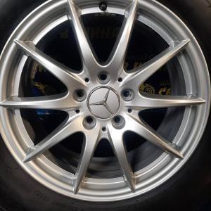 Mercedes OEM A1664010502 7,5x17 5x112 ET53 DIA66,6 (silver)