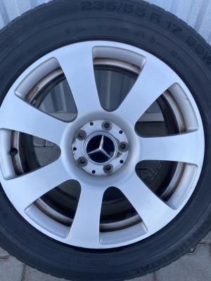 Mercedes OEM A2214017602 8x17 5x112 ET43 DIA66,6 (silver)